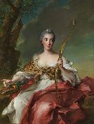 Jean Marc Nattier Madame de Maison-Rouge as Diana oil painting